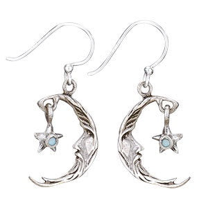 e3549 CRESCENT MOON STAR EAR e3549 CRESCENT MOON STAR EAR