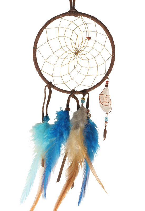 Magical Dreams Dream Catcher (Medium) - Brown and Turquoise Magical Dreams Dream Catcher (Medium) - Brown and Turquoise