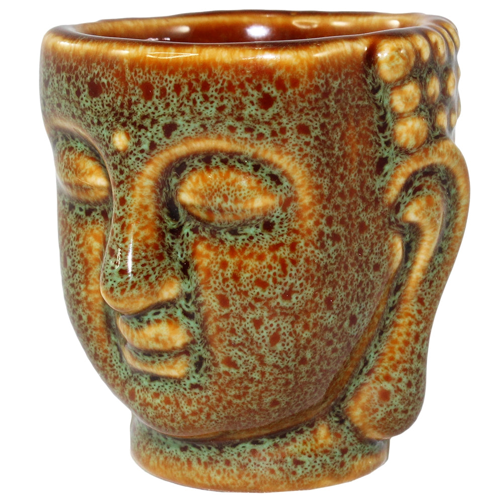 buddha coffee cup Serene Buddha Mini Cup Ceramic Sage – Journeys Spirited Gifts