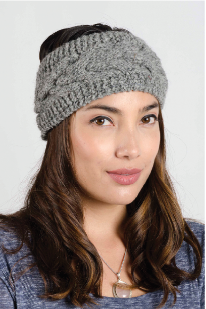 cable knit headbands w1011