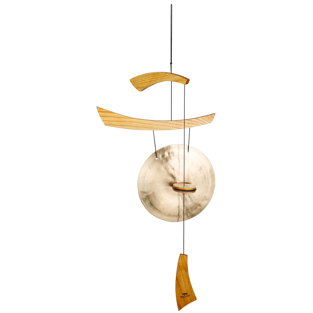 Carillon à vent Chakras - Ambre 44 cm, 6 baguettes et 7 pierres - Windchimes