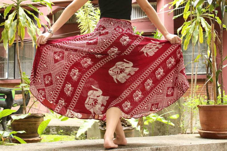 Boho Elephant print Dress – Journeys Spirited Gifts