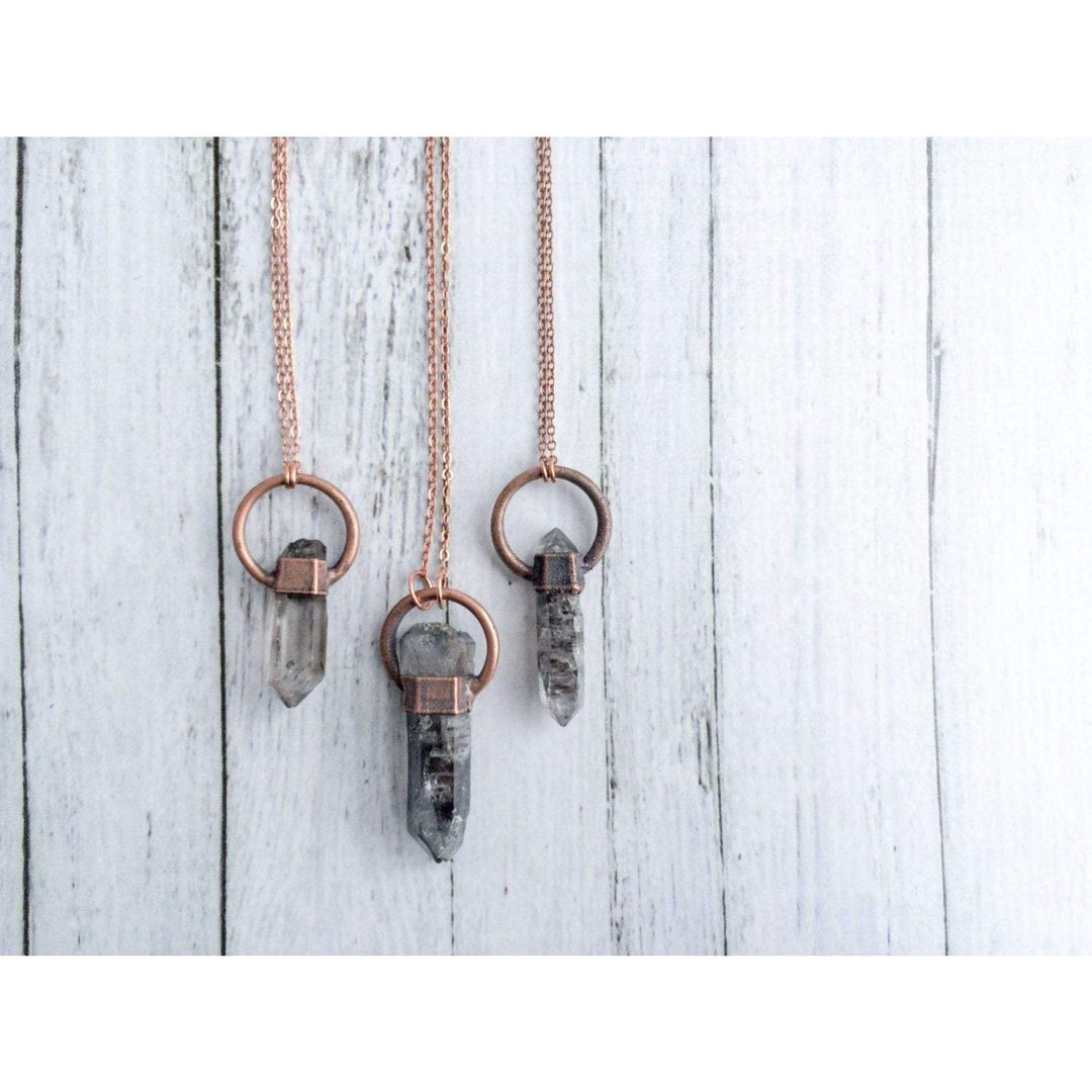 Double Terminated Rock Crystal Necklace Double Terminated Rock Crystal Necklace